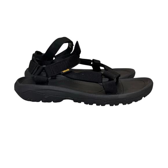 Teva Black Hiking Sandals Men’s Size 14 Outdoor Water Sport Strap Sandals - Picture 1 of 7